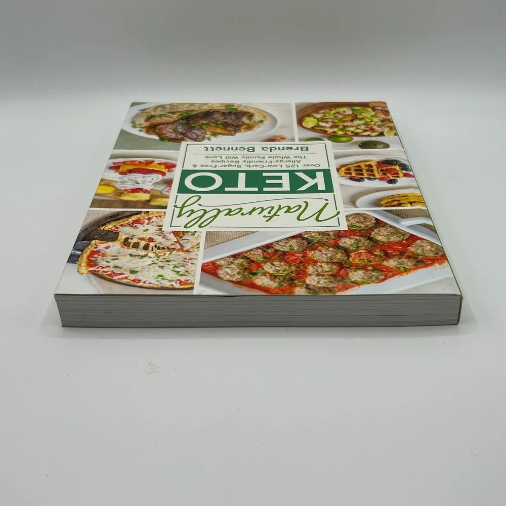 Naturally Keto 125 Low‎ Carb Sugar Free Allergy Friendly Recipes Cookbook Paper